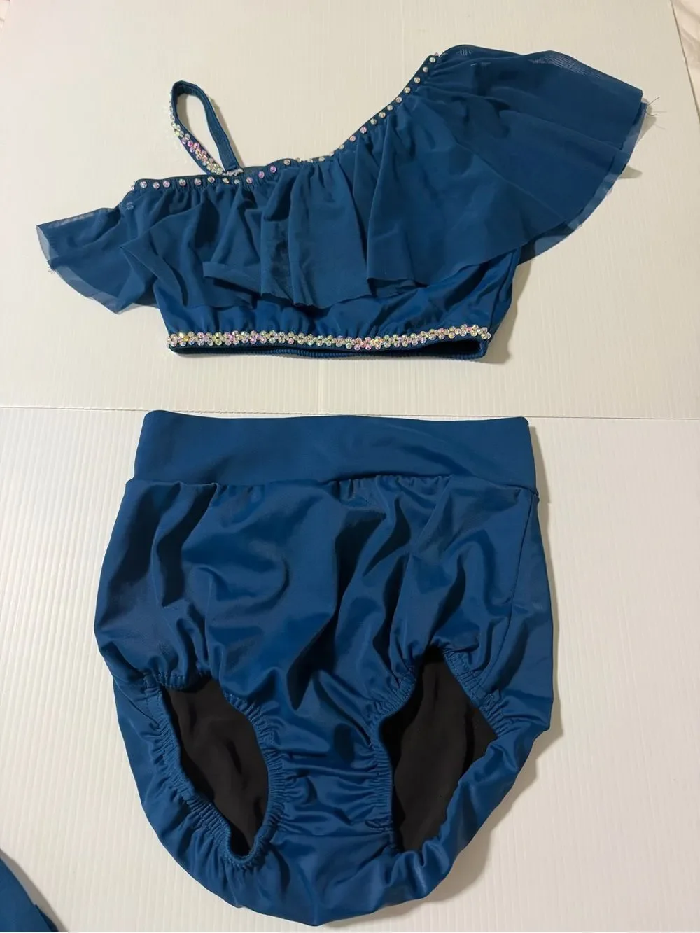 Kelle dance costume contemporary lyrical blue WILDEST DREAMS pants set 3669 teen